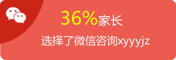 36%家長選擇了微信咨詢xyyyjz